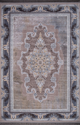 Иранский прямоугольный ковёр 266 LIGHT GRAY