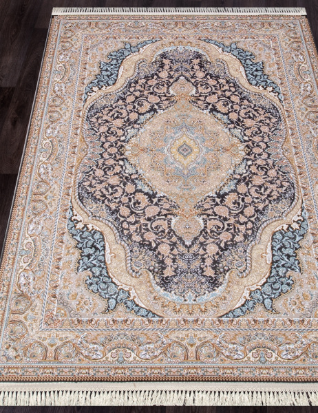 Иранский прямоугольный ковёр G146 DARK GRAY