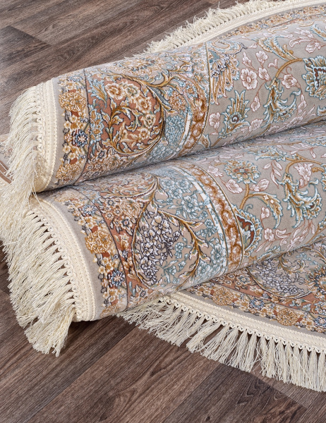 Иранский овальный ковёр G205 LIGHT CREAM