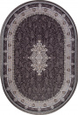 Иранский овальный ковёр G247 DARK GRAY