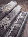 Иранский прямоугольный ковёр G247 DARK GRAY