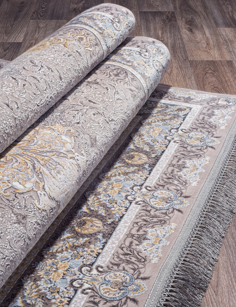 Иранский прямоугольный ковёр G247 LIGHT GRAY
