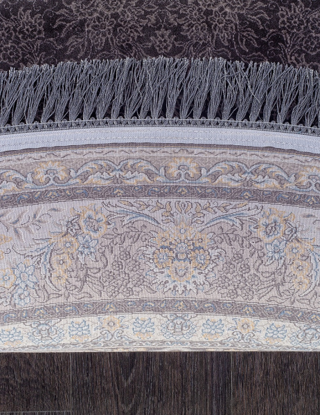 Иранский овальный ковёр G252 DARK GRAY