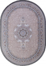 Иранский овальный ковёр G252 LIGHT GRAY