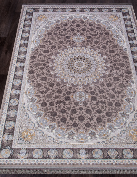 Иранский прямоугольный ковёр G253 LIGHT-GRAY