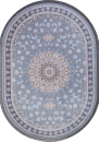 Иранский овальный ковёр G253 Pale-Blue