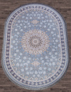 Иранский овальный ковёр G253 Pale-Blue