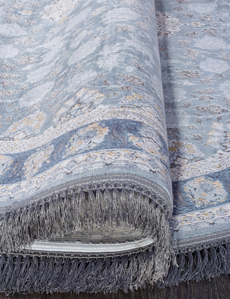 Иранский овальный ковёр G253 Pale-Blue