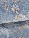 Иранский овальный ковёр G253 Pale-Blue