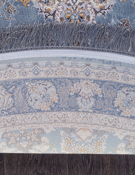 Иранский овальный ковёр G253 Pale-Blue