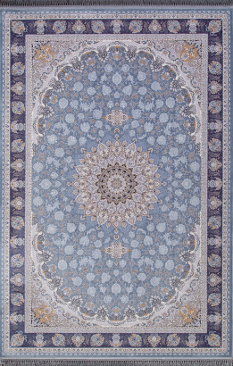 Иранский прямоугольный ковёр G253 Pale-Blue