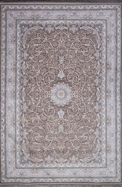 Иранский прямоугольный ковёр G254 GRAY