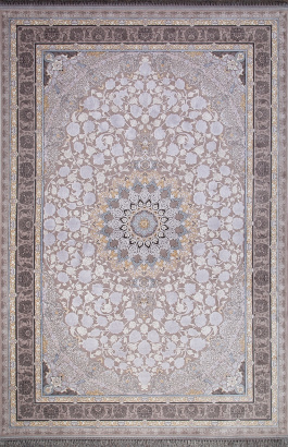 Иранский прямоугольный ковёр G255 LIGHT GRAY
