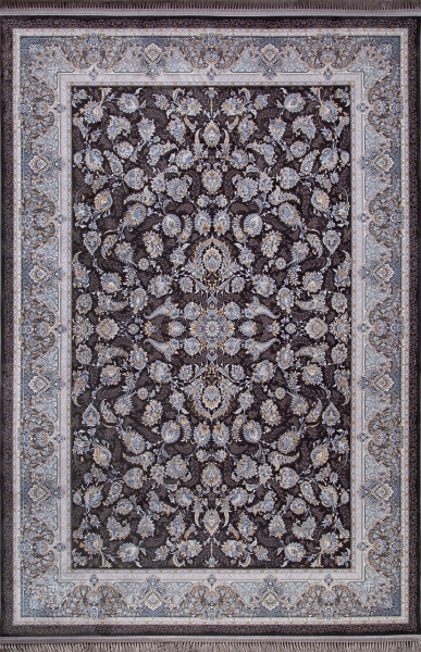 Иранский прямоугольный ковёр G256 DARK GRAY