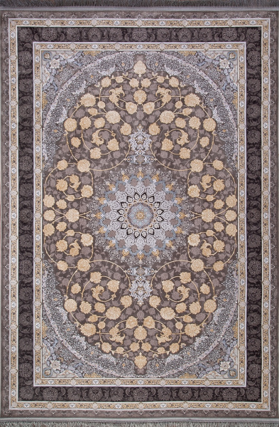 Иранский прямоугольный ковёр G258 GRAY