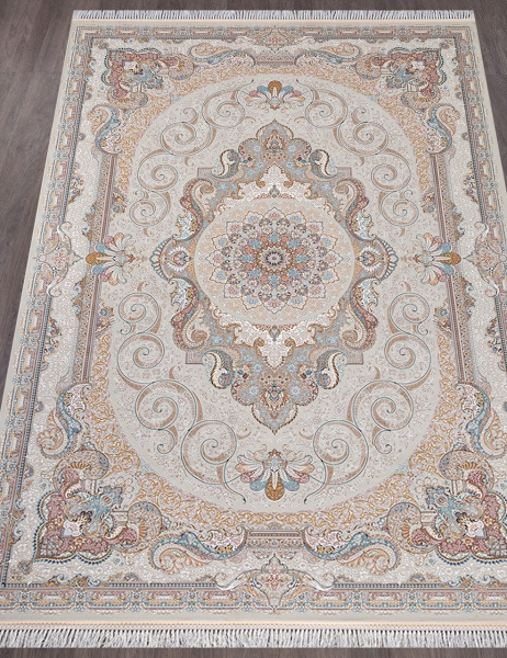 Иранский прямоугольный ковёр 144 CREAM
