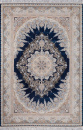 Иранский прямоугольный ковёр 267 DARK BLUE