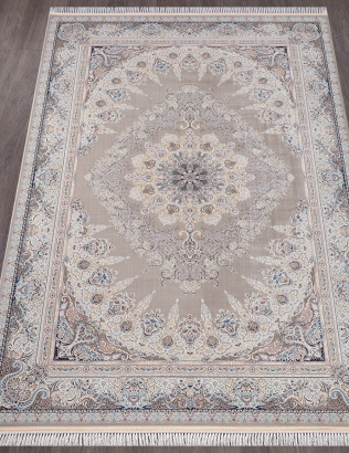 Иранский прямоугольный ковёр 267 LIGHT GRAY