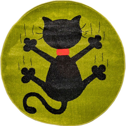 Российский круглый ковёр 20815-22011