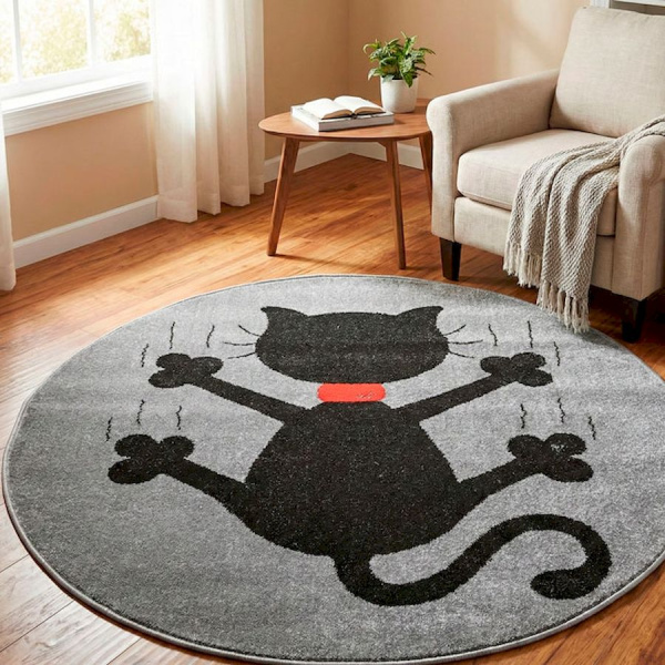 Российский круглый ковёр 20815-22066