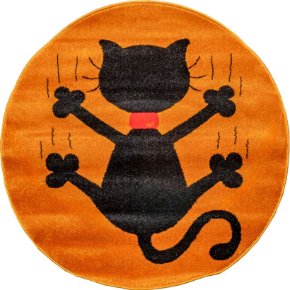 Российский круглый ковёр 20815-22077