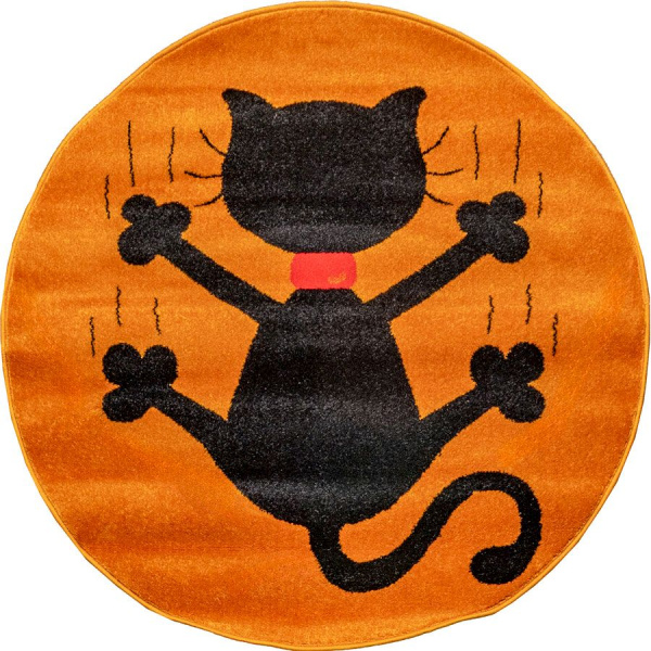 Российский круглый ковёр 20815-22077