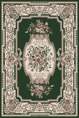 Российский прямоугольный ковёр 5602 GREEN