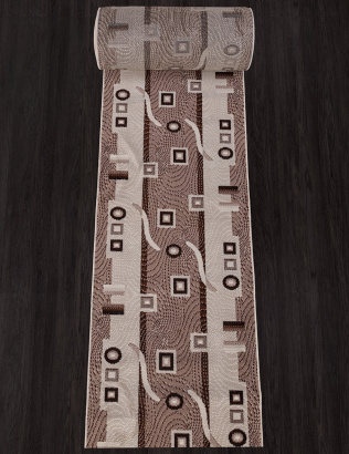 Российская прямоугольная дорожка d043 BEIGE