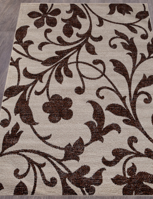 Российский прямоугольный ковёр d184 BEIGE