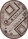 Российский овальный ковёр d188 BEIGE