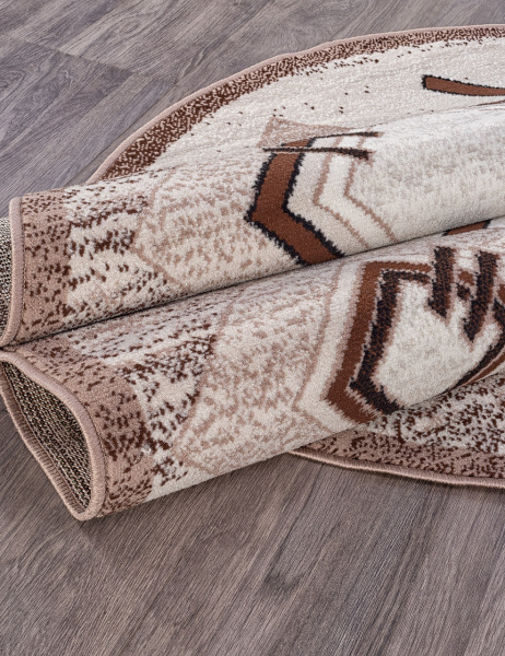 Российский овальный ковёр d188 BEIGE