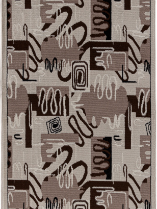 Российская прямоугольная дорожка d229 BEIGE