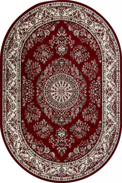 Российский овальный ковёр d285 RED