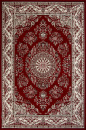 Российский прямоугольный ковёр d285 RED