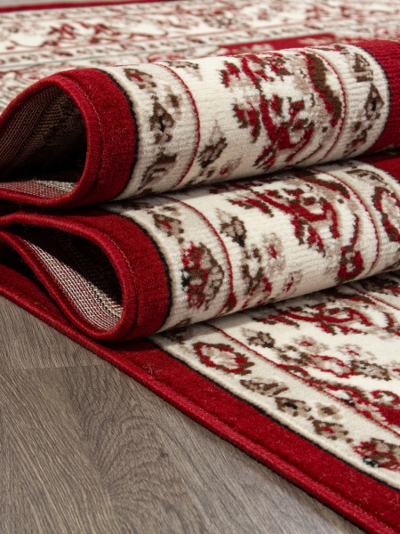 Российский прямоугольный ковёр d285 RED