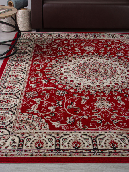 Российский прямоугольный ковёр d409 RED