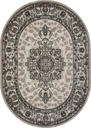 Российский овальный ковёр d412 CREAM