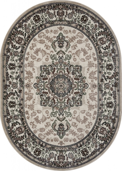 Российский овальный ковёр d412 CREAM