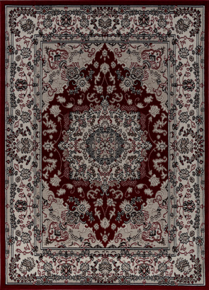 Российский прямоугольный ковёр d412 RED