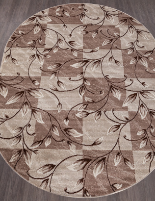 Российский овальный ковёр D480 BEIGE