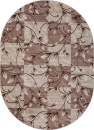 Российский овальный ковёр D480 BEIGE