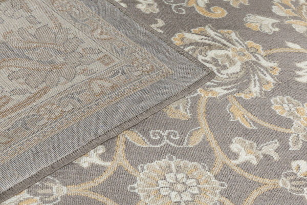 Бельгийский прямоугольный ковёр  1655 724 BROWN