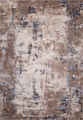 Российский прямоугольный ковёр 3319 BEIGE-BLUE