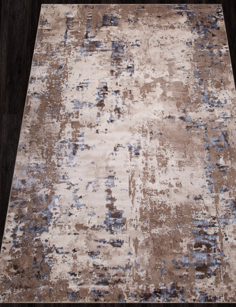 Российский прямоугольный ковёр 3319 BEIGE-BLUE