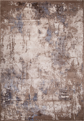 Российский прямоугольный ковёр 3433 BEIGE-BLUE