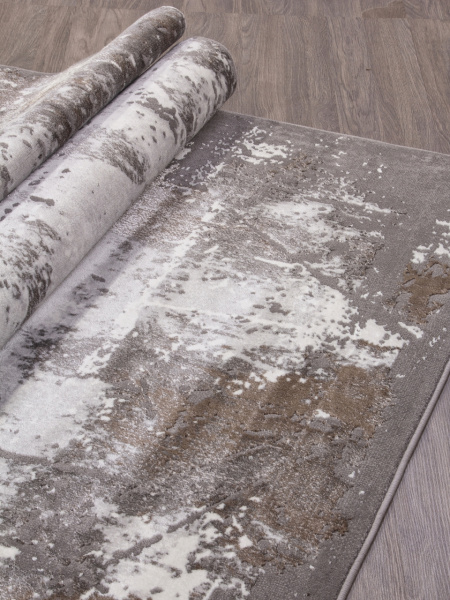 Российский прямоугольный ковёр 3433 GRAY-BEIGE 1