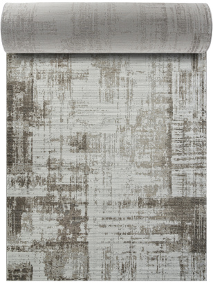Российская прямоугольная дорожка F237 GRAY-BEIGE