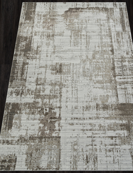 Российский прямоугольный ковёр F237 GRAY-BEIGE 2