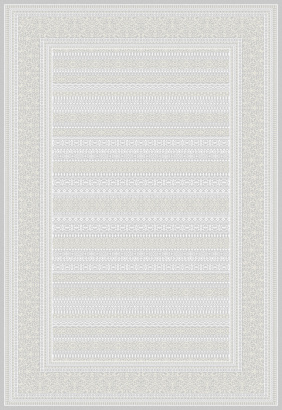 Российский прямоугольный ковёр F239 GRAY