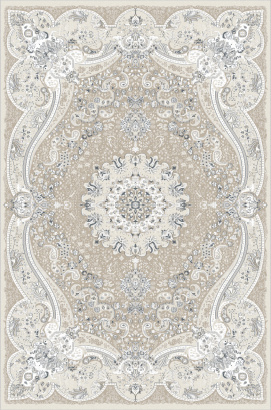 Российский прямоугольный ковёр F648 LIGHT BEIGE